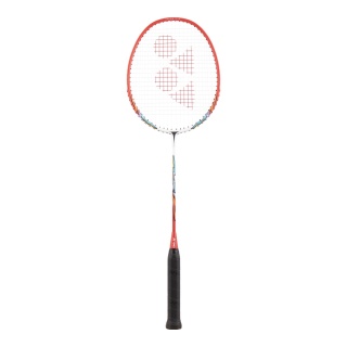 Yonex Badmintonschläger Muscle Power 2 (Freizeit/Schulsport) weiss/rot - besaitet -